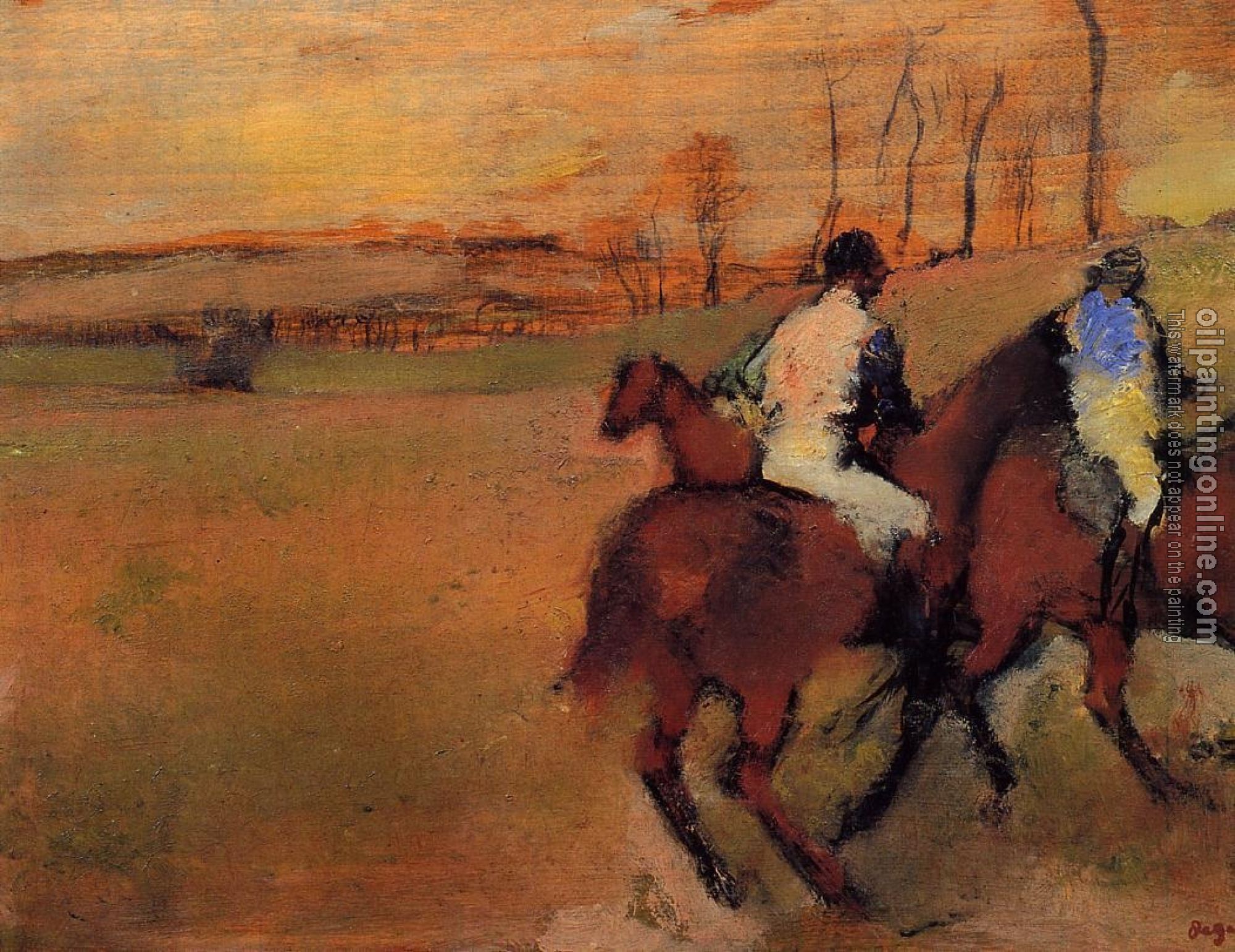 Degas, Edgar - Horses and Jockeys